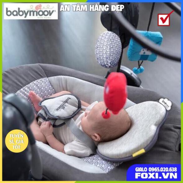 Gối chống bẹt đầu Lovenest Babymoov-Phù hợp với mọi loại giường-nôi-cũi-xe đẩy-Giúp bé ngủ sâu giấc hơn và thoải mái hơn