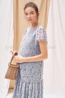 ĐẦM REN XÁM MIDDI - BIMI