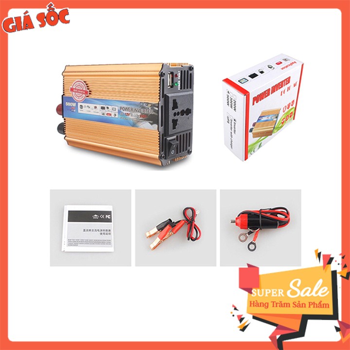 Bộ kích điện inverter 500W Kích từ 12v lên 220v