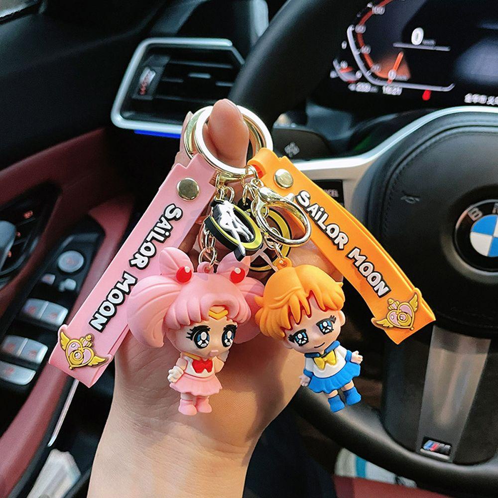 LANFY Sailor Moon Móc Khóa Hình Thủy Thủ Mặt Trăng Đáng Yêu