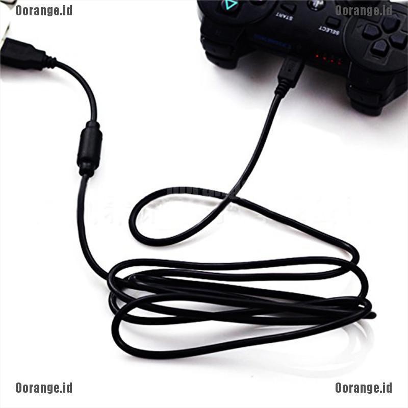 Dây cáp USB 2.0 màu đen 5-Pin dài 1.8m cho máy game PS3