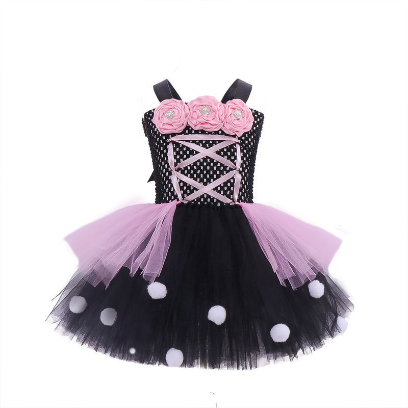 Set đầm mũ hóa trang phù thủy Halloween thích hợp cho bé gái