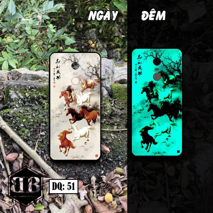 Ốp lưng kính Dạ Quang Xiaomi Redmi 5 Plus / Redmi 5 phát sáng trong đêm hình liên minh huyền thoại