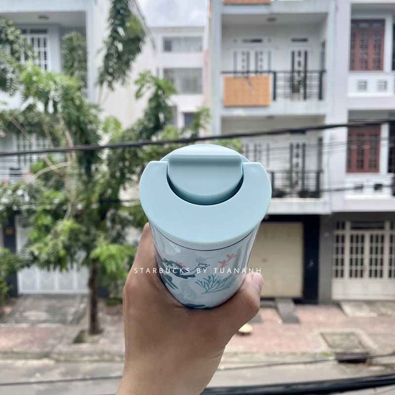 Bình Giữ Nhiệt Starbucks SS Siren In Coral Sea 473ml