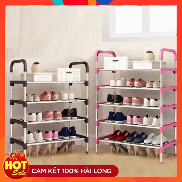 Kệ giày dép tiện dụng 5 tầng inox cao cấp [LOẠI DÀY ]
