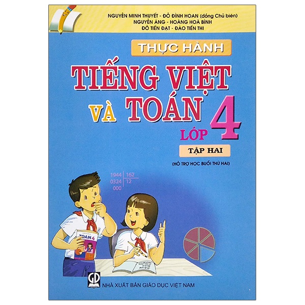 Sách + Thực hành Tiếng Việt và Toán Lớp 4 (Tập 1 + 2)