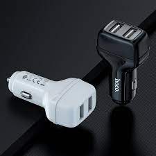 Cốc Sạc Xe Hơi Hoco Z36/ Z39/ Z40  1 Cổng Tẩu Sạc, 2 Cổng Sạc USB- Hàng Chính Hãng