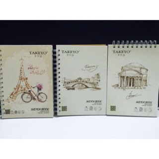 Sổ Vẽ Lò Xo TAKEYO, Sổ SKETCHBOOK A5, Sổ vẽ màu nước