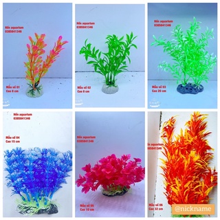 Cây nhựa thuỷ sinh trang trí Hồ cá cảnh , tiểu cảnh