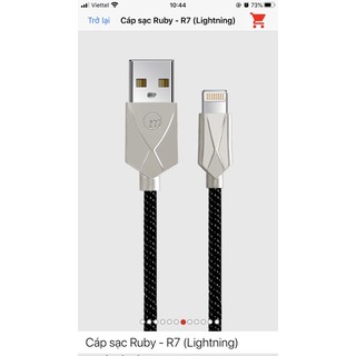 Cáp Sạc Nhanh Ruby R7 Type C Lightning Micro USB - MICROCOM