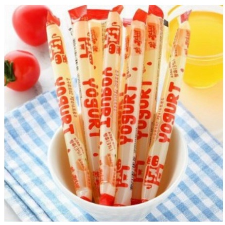 Thạch rau câu que sữa chua Kidswell Jelly Straws Yogurt Speshow 386g - Hàn Quốc