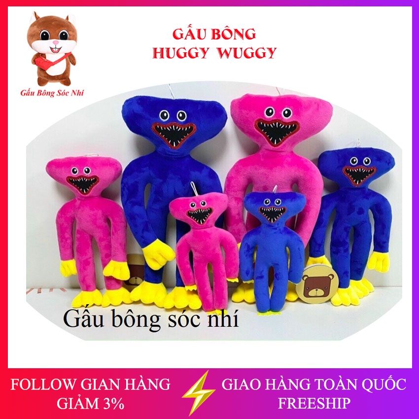 Gấu Bông Huggy Wuggy - Kissy Wissy Trong Games Poppy Playtime