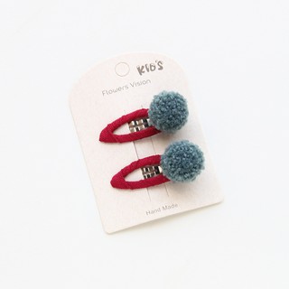 Set 2 kẹp mái tóc hình nơ cho bé gái