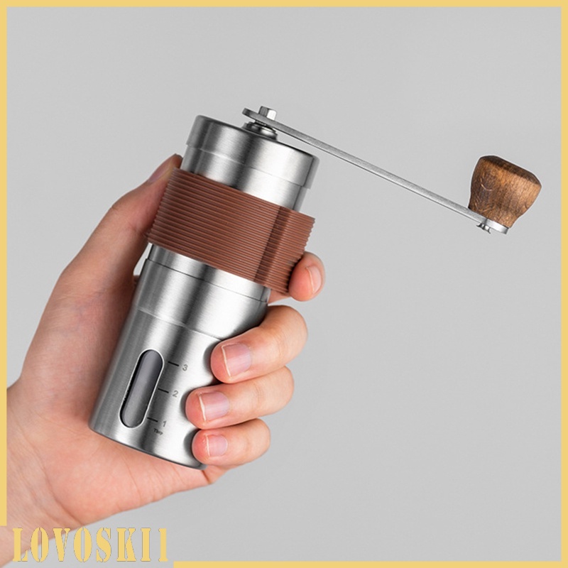 [LOVOSKI1] Manual Coffee Grinder Adjustable Setting for Espresso French Press Camping