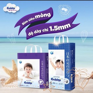 Bỉm Goldgi Nội Địa Nhật Dán/Quần Đủ Size NB92/S84/M66/M60/L56/L48/XL44/XXL32