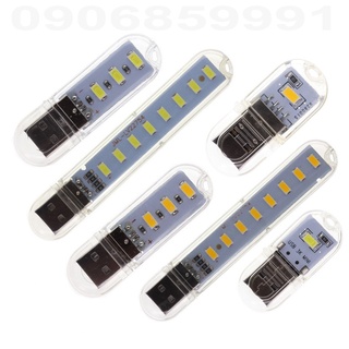 Đèn pin led usb mini bỏ túi siêu mỏng vỏ nhựa bỏ túi