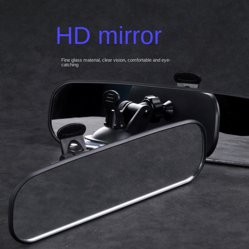 Gương Chiếu Hậu Góc Rộng Có Giác Hút Trang Trí Nội Thất Xe Hơi / Máy Bay / Gương Chiếu Hậu