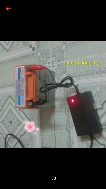 Sạc ắc quy 6v và 12v tự động ngắt khi đầy