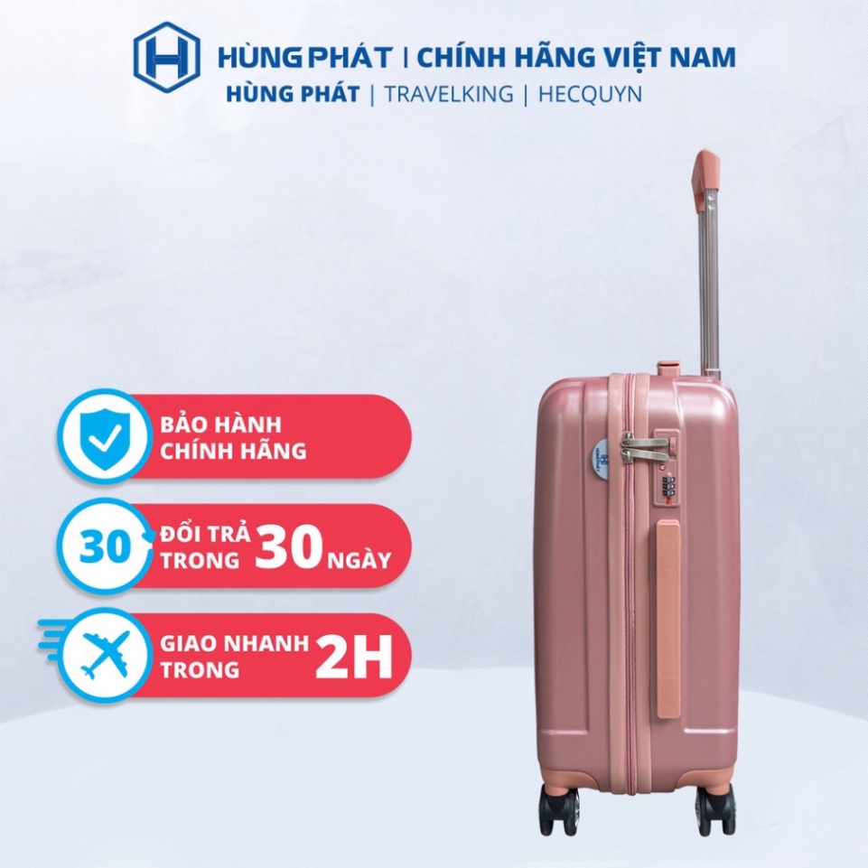 HÙNG PHÁT - Vali kéo du lịch cao cấp HP-603 kích thước 20, 24, 28 inch chính hãng Hùng Phát - Bảo hành 5 năm