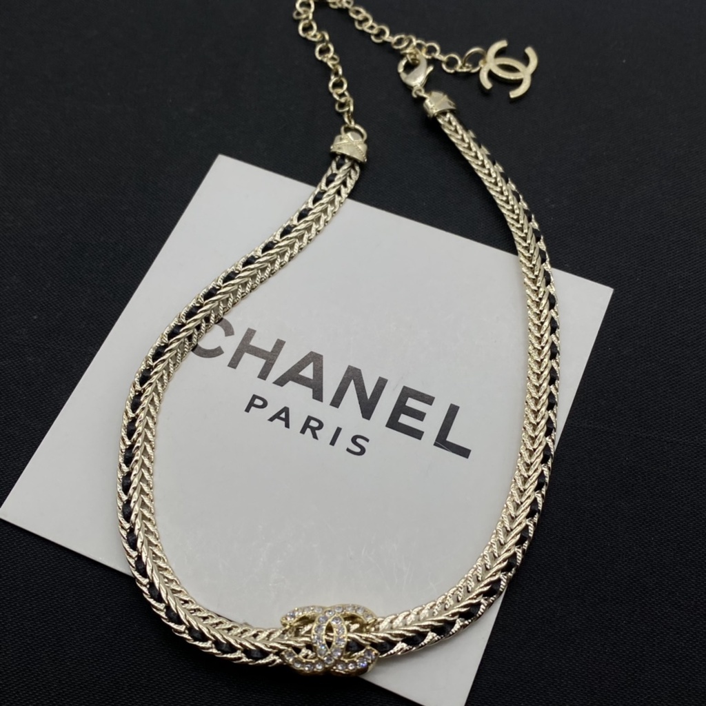 Dây Chuyền Da Đen Phong Cách Retro Thời Trang 2022c