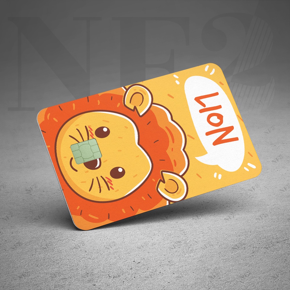 ANIMAL DỄ THƯƠNG - Decal Sticker Thẻ ATM  Miếng Dán Trang Trí NF2 Cards