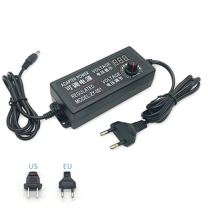 Bộ nguồn điều chỉnh điện áp 3V-24V dòng tải 3A 72W  Adapter chỉnh nguồn đa năng