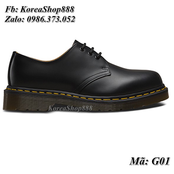 Giày Dr Marten 1461 Da Bò Cao Cấp Made in Thái Lan G01 (ảnh thật cuối)