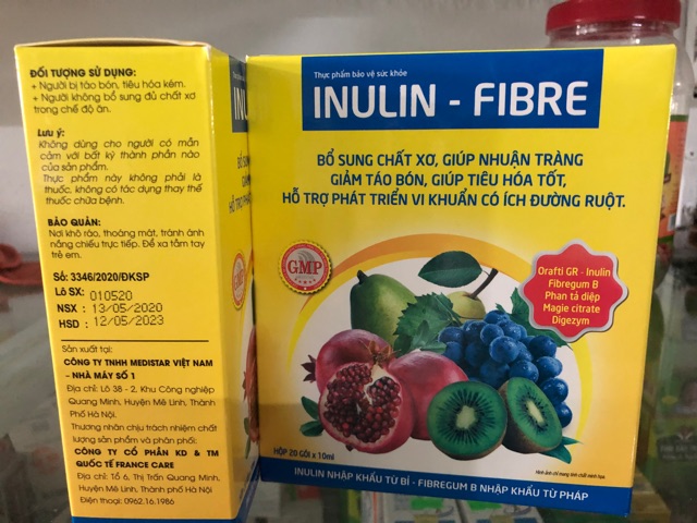 Chất xơ Inulin - Fibre