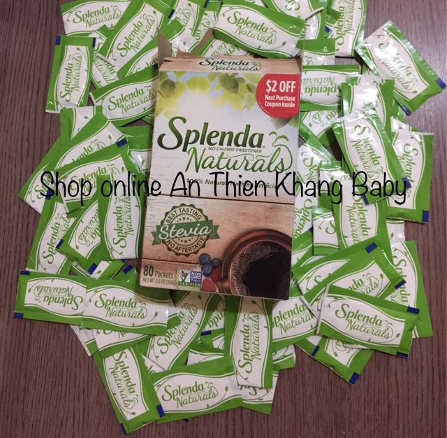 Đường ăn kiêng Splenda Stevia Naturals cao cấp dành cho người ăn kiêng