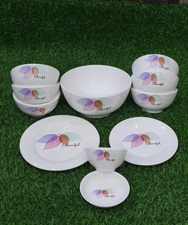 SET BÁT Đĩa  BÁT TRÀNG-11 món