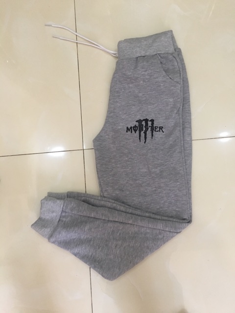 Quần jogger thun nam nữ in chữ | BigBuy360 - bigbuy360.vn