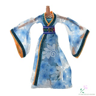 Classicalchinesedres Annual updates Ancient costume Princess Barbie doll clothes dress in the joint body suit belt coat