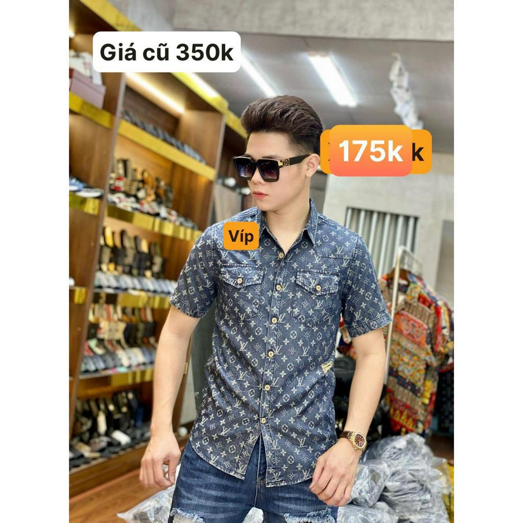 áo sơ mi nam cao cấp giá rẻ,chất vải jean, mềm mát,mặc cực thích