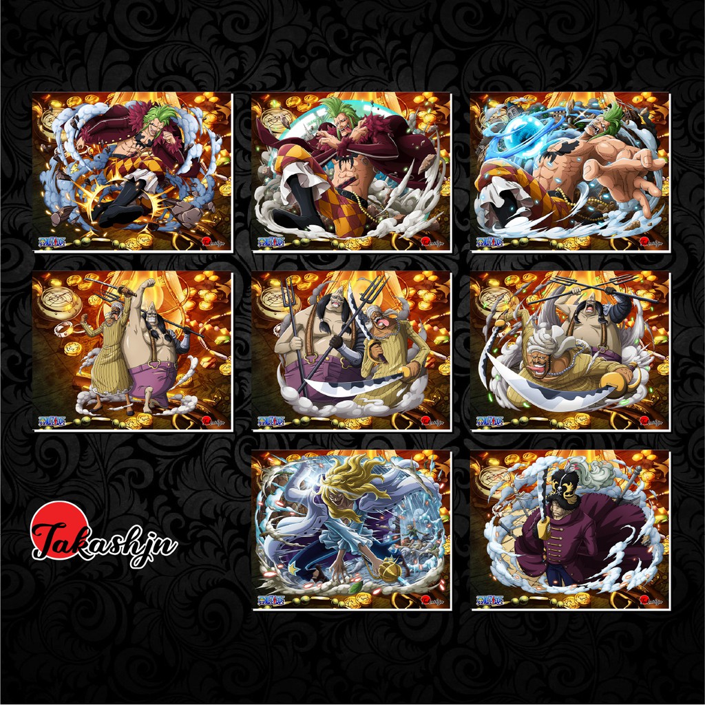 [Độc Quyền Phản Quang 7 Màu] - Phần 21 - Thẻ Bài One Piece - Straw Hat Grand Fleet