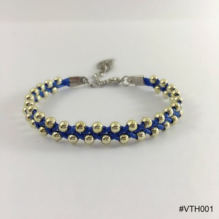 Vòng tay kết cườm đan kiểu tết tóc