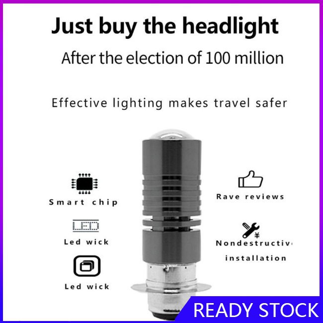 Đèn pha gắn xe máy p15d h6 px15d led cao cấp