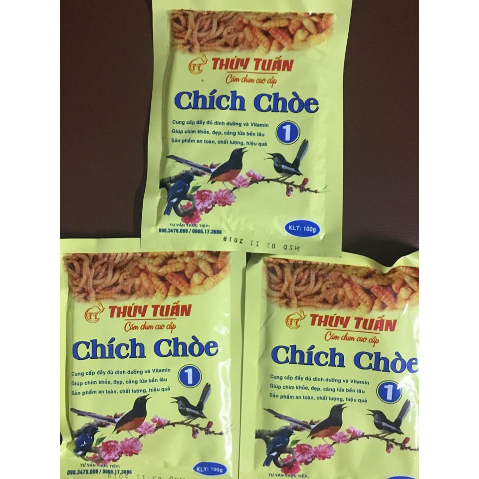 Cám cho chim Chích Chòe số 1 trọng lượng 200gr