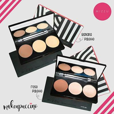 (hàng Mới Về) Bảng Phấn Tạo Khối Và Bắt Sáng Mizzu Cao Cấp