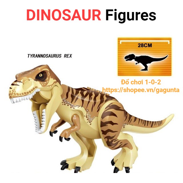 Đồ Chơi Khủng Long Bạo Chúa T-rex Tyranosaurus Jurassic World Lele