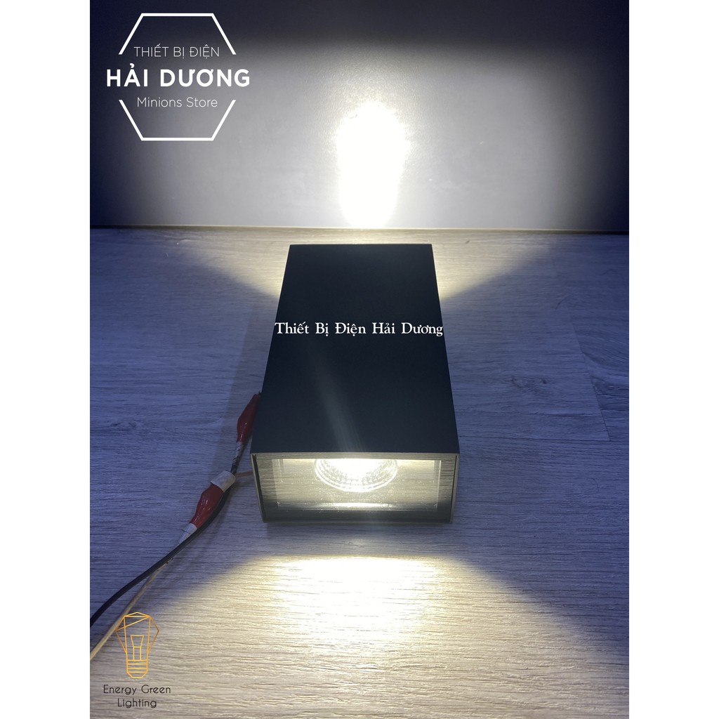Đèn Tường Led Lonstar Hình  Chữ Nhật Chống Nước 8132 - 2 Đầu Chiếu Sáng - Công Suất 10w - Decor Trang Trí