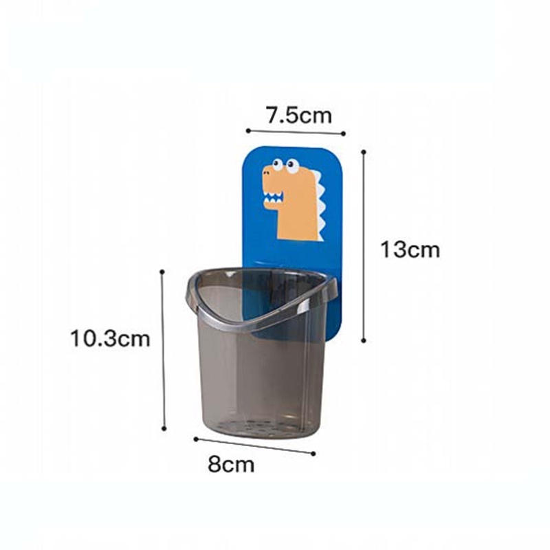 Giá Đỡ Bàn Chải Đánh Răng/ Cốc Đánh Răng Ráo Nước Đa Năng Họa Tiết Hoạt Hình Sáng Tạo Cho Nhà Tắm