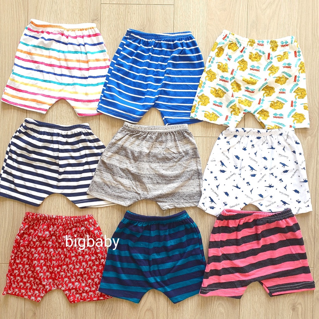 Quần đùi/ Quần ngắn cotton cho bé trai, bé gái, vải xuất dư mềm, thoải mái cho bé, màu đẹp _ Bigbaby Shop