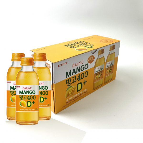 Nước Giải Khát Daily-C Bổ Sung Vitamin C, D Vị Xoài Chai 140ml