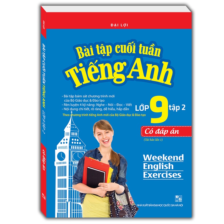 Sách - Combo 2c Bài tập cuối tuần tiếng Anh lớp 9
