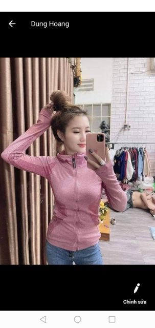 [HÀNG XỊN] Áo khoác thể thao nữ ôm body. Áo khoác tập Gym, tập Yoga mẫu mới 2020. Hàng nhập khẩu [S20] | BigBuy360 - bigbuy360.vn