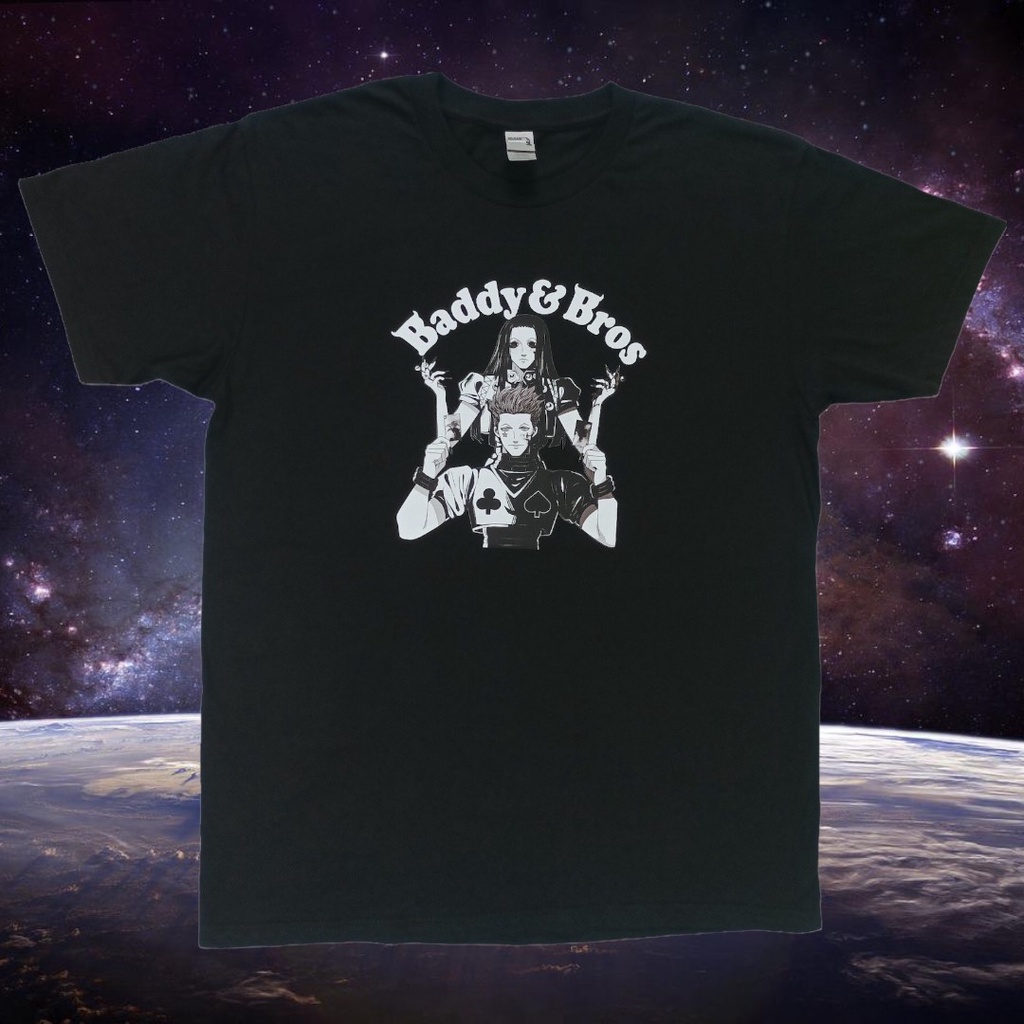 Áo thun Hunter x Hunter Hisoka và Illumi Baddy And Bros Tee Form Rộng