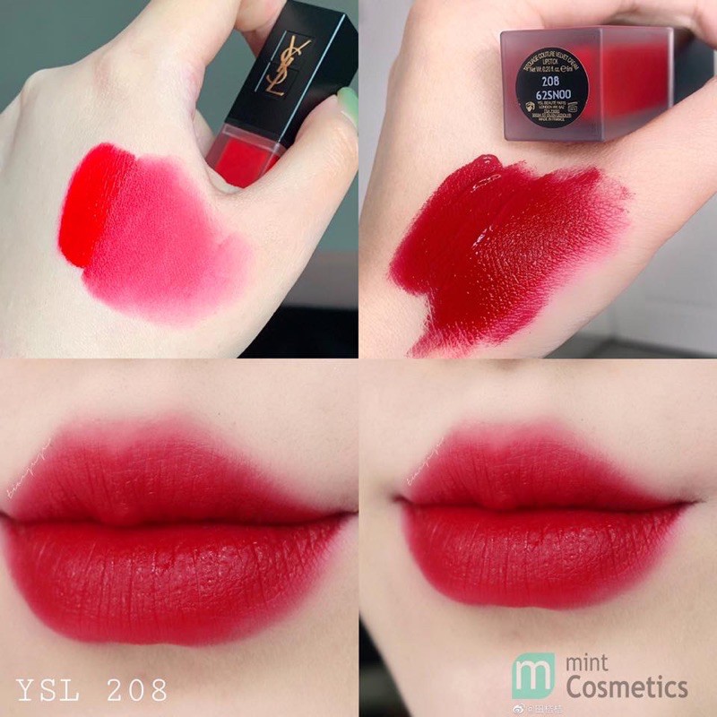 SON KEM LÌ YSL VELVET CREAM/ YSL MATTE STAIN