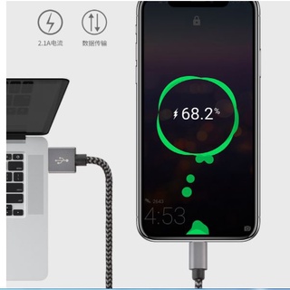 1 Chiếc 3 Mét 2 Mét Sạc Nhanh Loại C USB C micro Cáp Cho IPhone (5-14) Cáp Dữ Liệu Nylon Bện