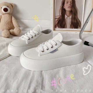 Giày sneaker nữ đế bánh mì 3cm xinh xắn, giầy thể thao nữ sinh cổ thấp