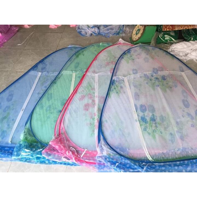 ⚡Màn chụp tự bung⚡ Mùng chụp gấp gọn đủ kích thước 1m2/1m6/1m8/2m2 - Hàng Việt Nam chất lượng ca0